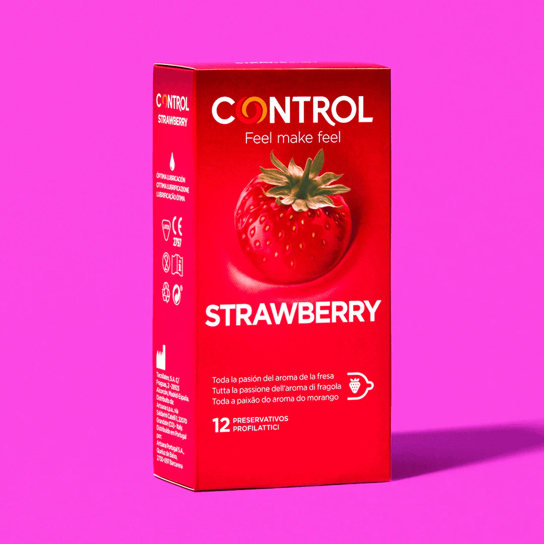 Control Preservativos Strawberry 12 - Image 3